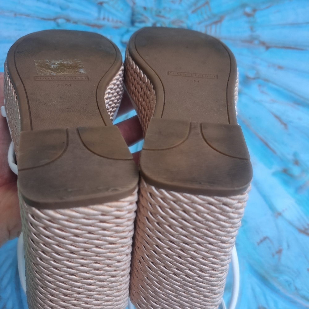 😃MARC FISHER ZEKI WEDGE SANDALS - Picture 7 of 11